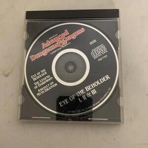 Advanced Dungeons & Dragons: Eye of the Beholder I, II & III - PC Game CD
